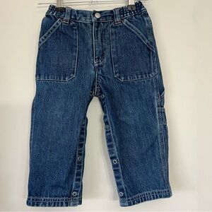 Vintage Baby Gap Carpenter Jeans Toddler 2T Baggy Utility Y2K Loose Cargo Grunge